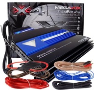 MEGAVOX AUTOMOBILOVÝ ZOSILŇOVAČ 1300W MOSFET KÁBLE