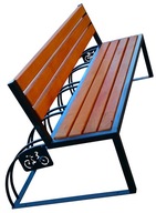 LAVICA V URBAN PARKU 150 CM SO STOJANOM NA BICYKEL