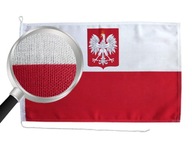 Vlajka Bandera LEN Polska s ľanovým znakom - pre plachetnicu Yachtowa