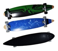 LONGBOARD PINTAILBOARD BLUE ABEC PU 85A