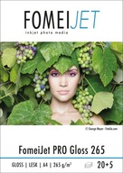 PAPIER FOMEI 20 + 5 FomeiJet PRO GLOSS 265 25 A4