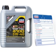 LIQUI MOLY TOP TEC 4100 5W40 5L 3701 2686 CNG LPG