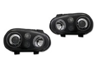 Lampa predných svetiel Black Depo VW Golf IV 4 1j