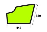 spodné sklo dverí JCB 8014, 8016, 8018, 8020