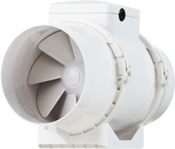 AXIÁLNY POTRUBNÝ VENTILÁTOR 2 PREVODOVKY OTVORY TT 100 ČASOVAČ 187 m3/h VENTILÁCIA