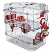 ZOLUX CHAMST CAGE 3 DUO RED 206019