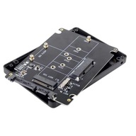 Adaptér SATA3 M.2 NGFF SATA mSATA SSD Dual Enclosure