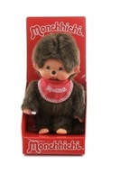 Monchhichi 255010 Chlapec v červenom podbradníku