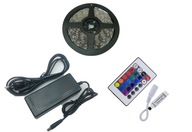 SET RGB 5050 300 LED pás 2,5m + ovládanie + napájanie