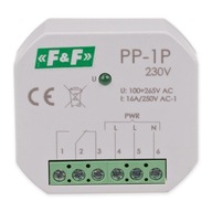 ELEKTROMAGNETOVÉ RELÉ F&F. Ø60 PP-1P 230V