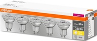 Osram 5x LED žiarovka GU10 PAR16 2,6W=35W 2700K