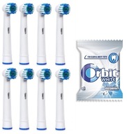 8x tip na Kefky ORAL B BRAUN + ZADARMO