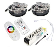 LED PÁS SET 10m RGB 5050 60/M DIAĽKOVÉ OVLÁDANIE RF TOUCH