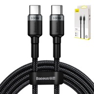 BASEUS KÁBEL USB-C QC 3.0, PD 2.0 100W 5A 2m