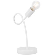 BIELA ​​MODERNÁ NOČNÁ LAMPA EDISON LOFT KNOT