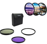 3 X UV CPL FLD FILTER pre PANASONIC LUMIX DMC FZ2000