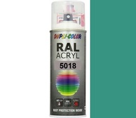 MOTIP RAL ACRYL 5018 LESK DVOJFAREBNÁ AKRYLÁTOVÁ FARBA SPREJ 400 ML