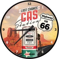 Hodiny ROUTE 66 US HIGHWAY USA kov + sklo