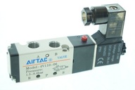 SOLENOIDOVÝ VENTIL AIRTAC 4V110-06 BG 5/2 - 1/8- 24 V DC