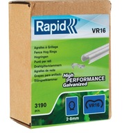 VR16 sponky do oplotenia 2-8mm Rapid - 3190 kusov pozink