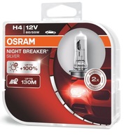 Osram H4 NIGHT BREAKER SILVER + 100% Duo Box