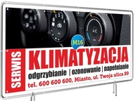 Pevný reklamný banner 2x1m Klimatizácia Sign