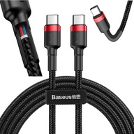 BASEUS NYLON USB-C PD KÁBLE PD2.0 60W 3A 2M