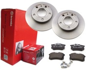 BREMBO ZADNÉ DISKY + DLOŽKY AUDI A4 B6 B7 + AVANT