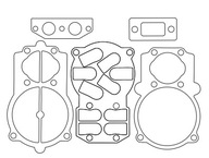Sada tesnení hlavy čerpadla B 5900 piest 55 105