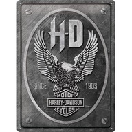 Vývesný štít HARLEY-DAVIDSON EAGLE kovový 30x40