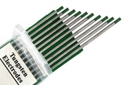 10x TIG GREEN TUNGSTEN ELEKTRODE 1,0 x175