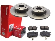 BREMBO ZADNÉ KOTOUČE + DESTIČKY HONDA ACCORD VII