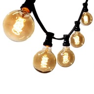 Osvetlenie GARLAND 15 m +15 LED GOLD Vintage G95