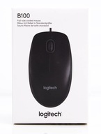 Káblová myš Logitech B100 Black USB 800 DPI