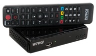 dekodér pozemný tuner DVB-T DVB-T2 STB WIWA H265