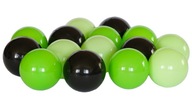 Farebné BALLS DRY BALLS BALLS 80 ks, 8 cm, 5 farieb