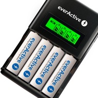 NABÍJAČKA everActive NC-450 LCD NiMH AA AAA R6 R03