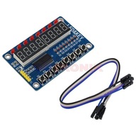 Modul TM1638 LED displej + tlačidlá