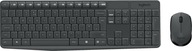 Logitech MK235 set bezdrôtová nízka klávesnica myš 920-007931 čierna