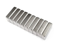 Neodymové magnety 25x10x5 mm 12 KS. MPŁ STRONG N42 SUPER VÝKONNÝ!