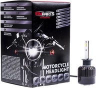 VÝKONNÁ LED žiarovka H1 VENTILÁTOR NA MOTOCYKL FlipChip