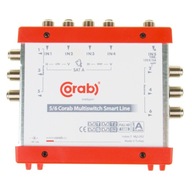 MultiSwitch 5/6 Corab 6 výstupov satelit + terestriálny