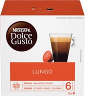 Kávové kapsuly Nescafe Dolce Gusto Lungo 16 kusov