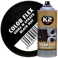 K2 Color Flex RUBBER SPRAY MATTE BLACK COATING