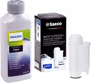 PHILIPS SAECO 1x ODVÁPŇOVAČ 250 ml + BRITA FILTER