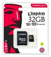 KINGSTON PAMÄŤOVÁ KARTA 32GB MICRO SD trieda 10 UHS