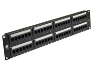 NEKU Patchpanel panel RACK 19'' kat.6 48p UTP 2U