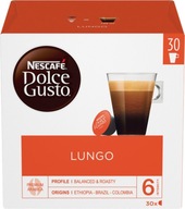 Kávové kapsule Nescafe Dolce Gusto Lungo 30 kusov