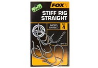 FOX Edges Stiff Rig Straight Hooks veľ. 7