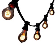 Osvetlenie GARLAND 10 m +20 LED Black Vintage TA60